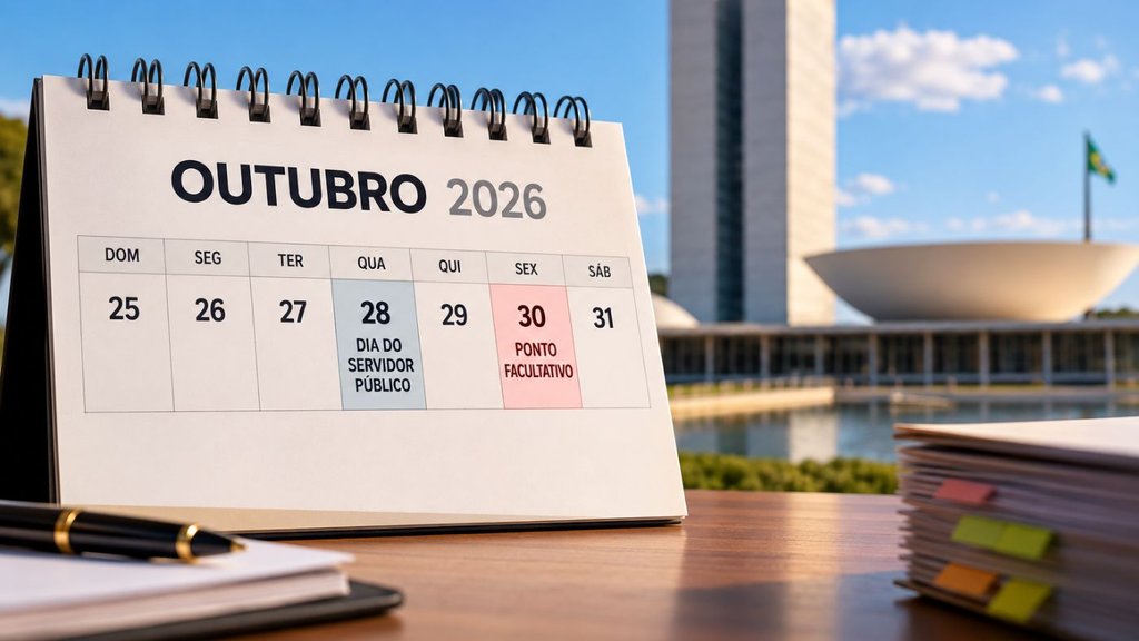 Dia do servidor público não é feriado; veja como será em 2026 - Créditos: divulgação