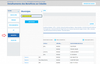 Passo 3 de: Consultar lista do Bolsa Família por município